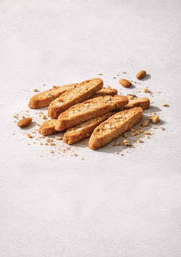 Bademli biscotti dilimleri