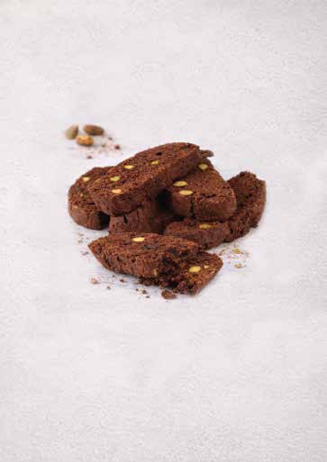 Çikolatalı Antep Fıstıklı Biscotti